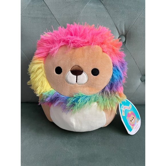 2021 Original Squishmallows Leonard Colorful Lion Plush Kellytoys - Picture 3 of 9